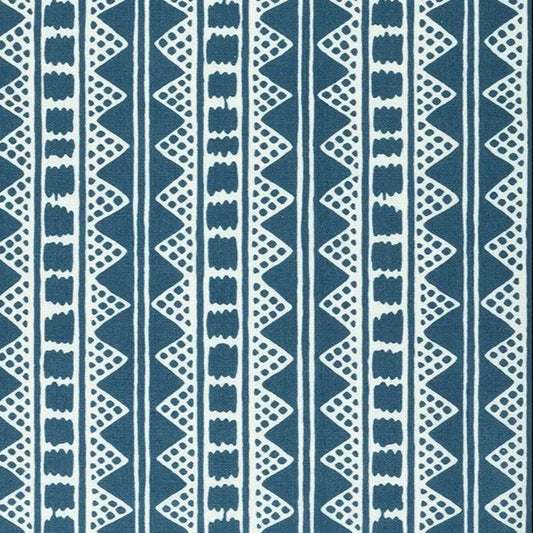 Kitezh Dual Use Archive Print in Prussian Blue/Ivory White