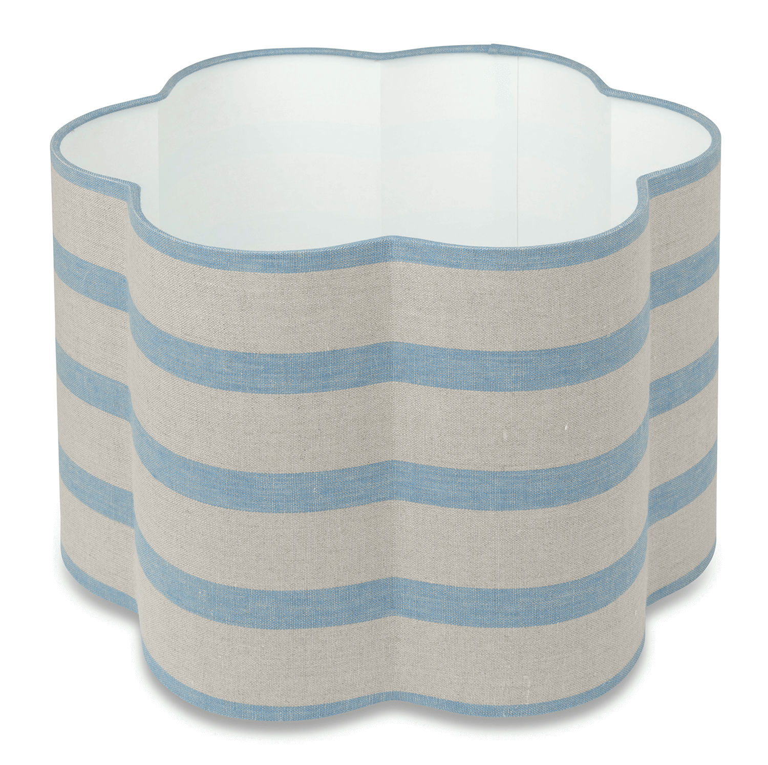 Daisy Lampshade in Bold Stripe Linen