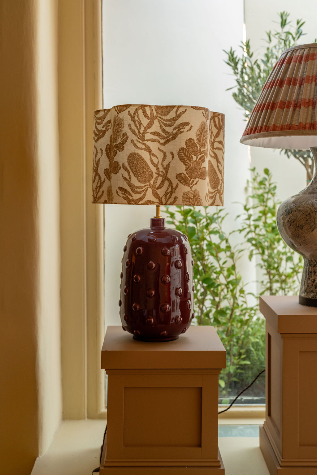 Daisy Lampshade in Old Gold Cape Botanical