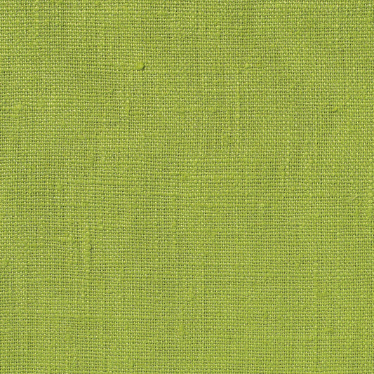 Paper-Backed Light Weight Plain Linen Wallcovering Moss Green