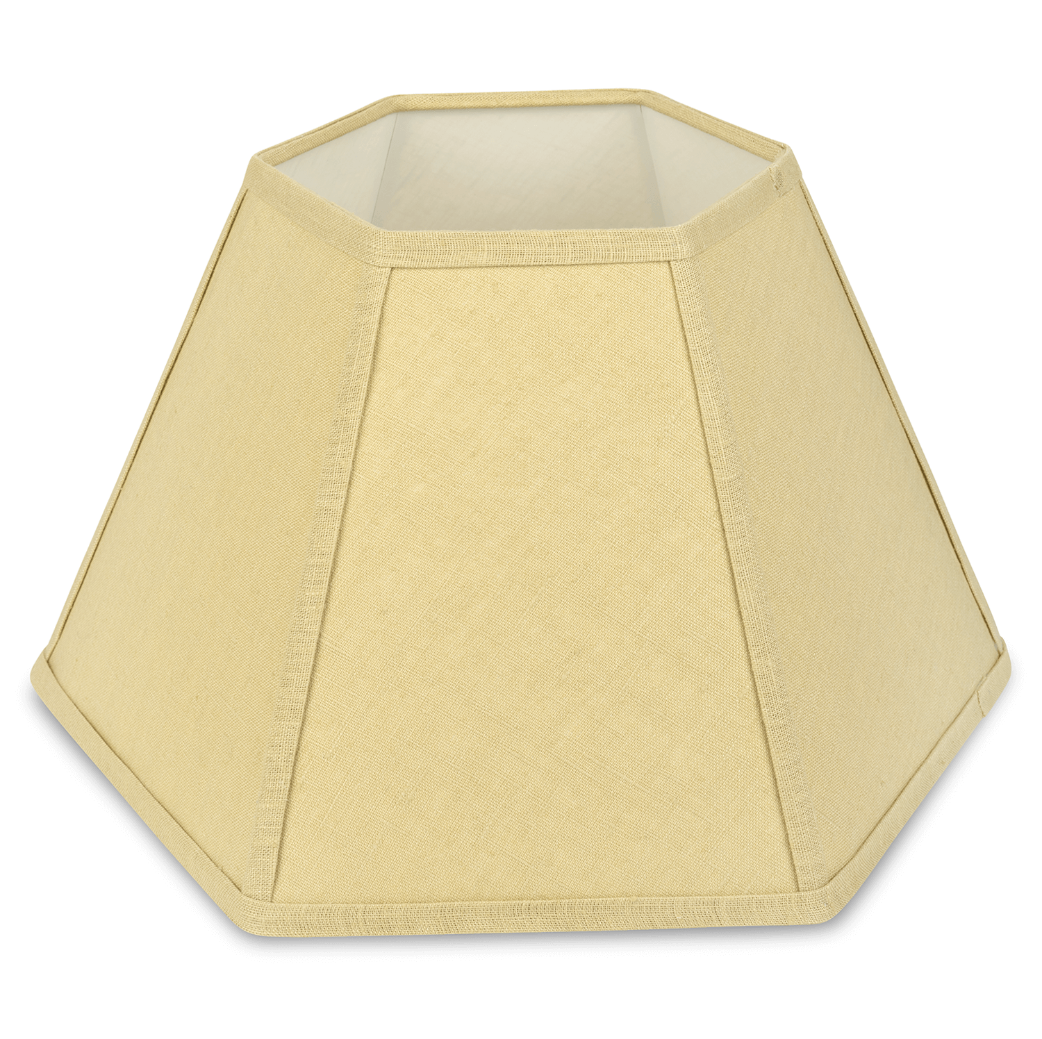 Hexagonal Lampshade with matching trim