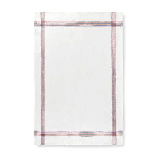 Tea Towels Bundle of 3 French Red & Blue