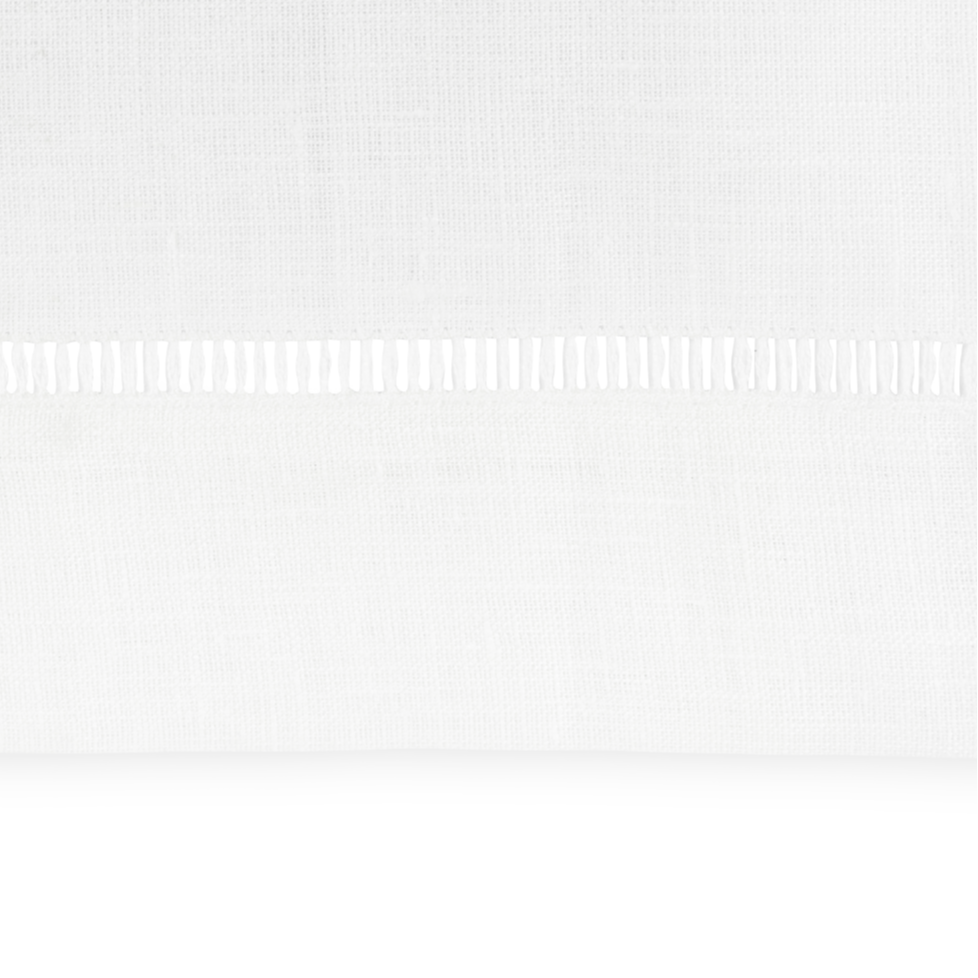 Drawn Thread Lambrequin Ladder Stitch Edge Ivory White