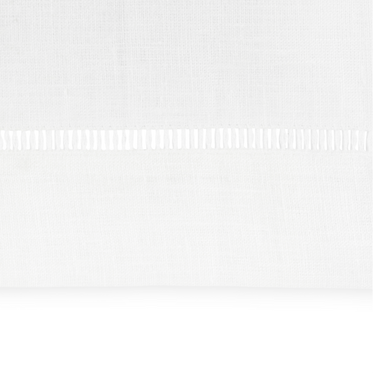 Drawn Thread Lambrequin Ladder Stitch Edge Ivory White