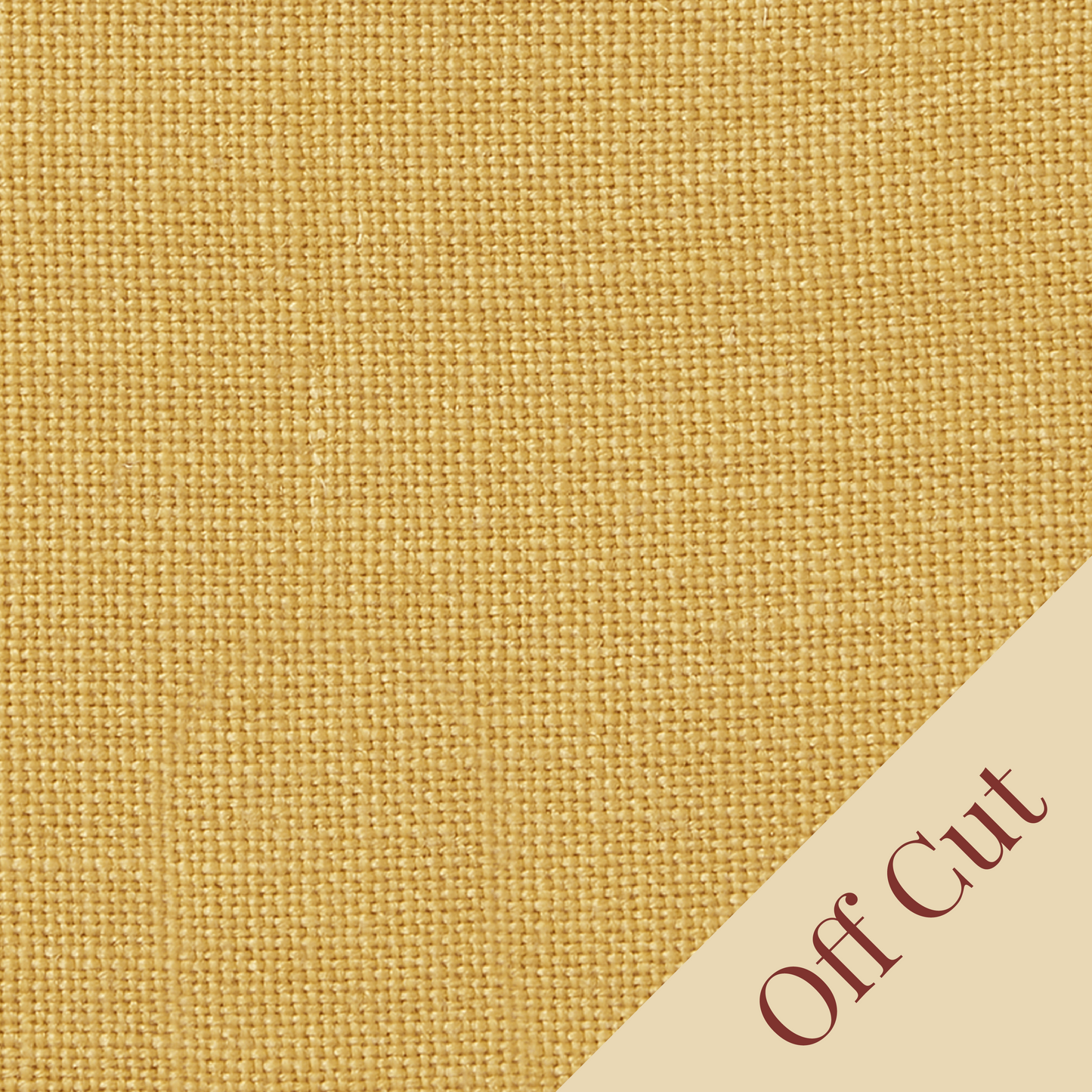 Off Cut - Mid Weight Ochre Ex Wing With Fabric Eyelet
