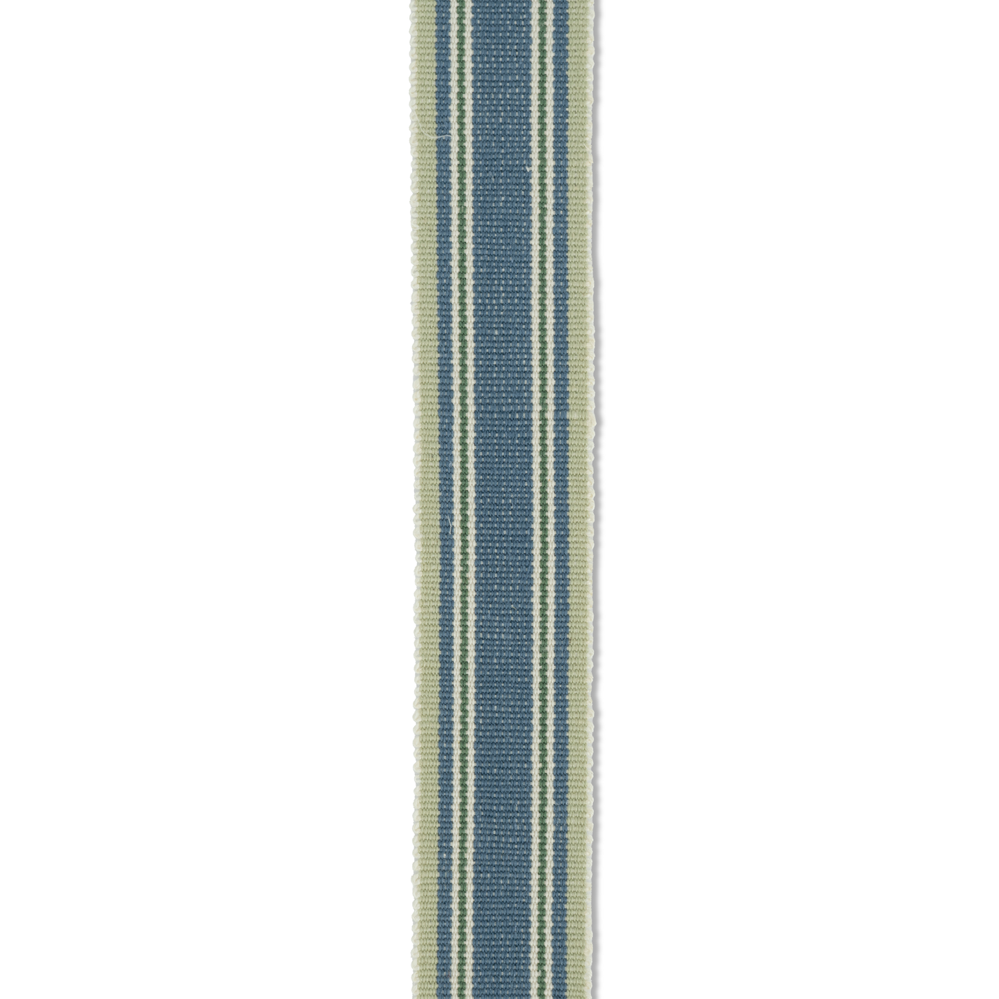 Sample - Folkloric Stripe Braid in Delft Blue