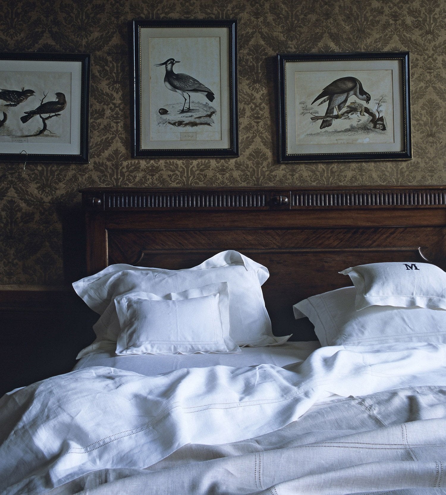 Ivory White Hemstitch Top Sheet - Volga