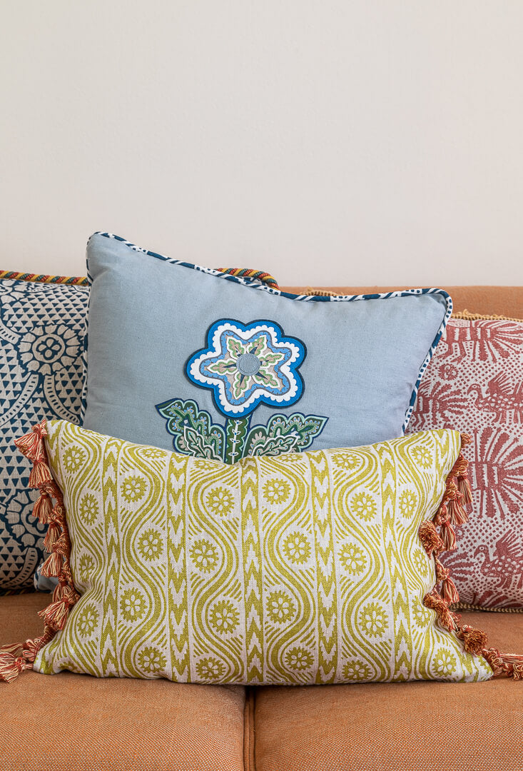 Volga Linen - Print Cushion Covers