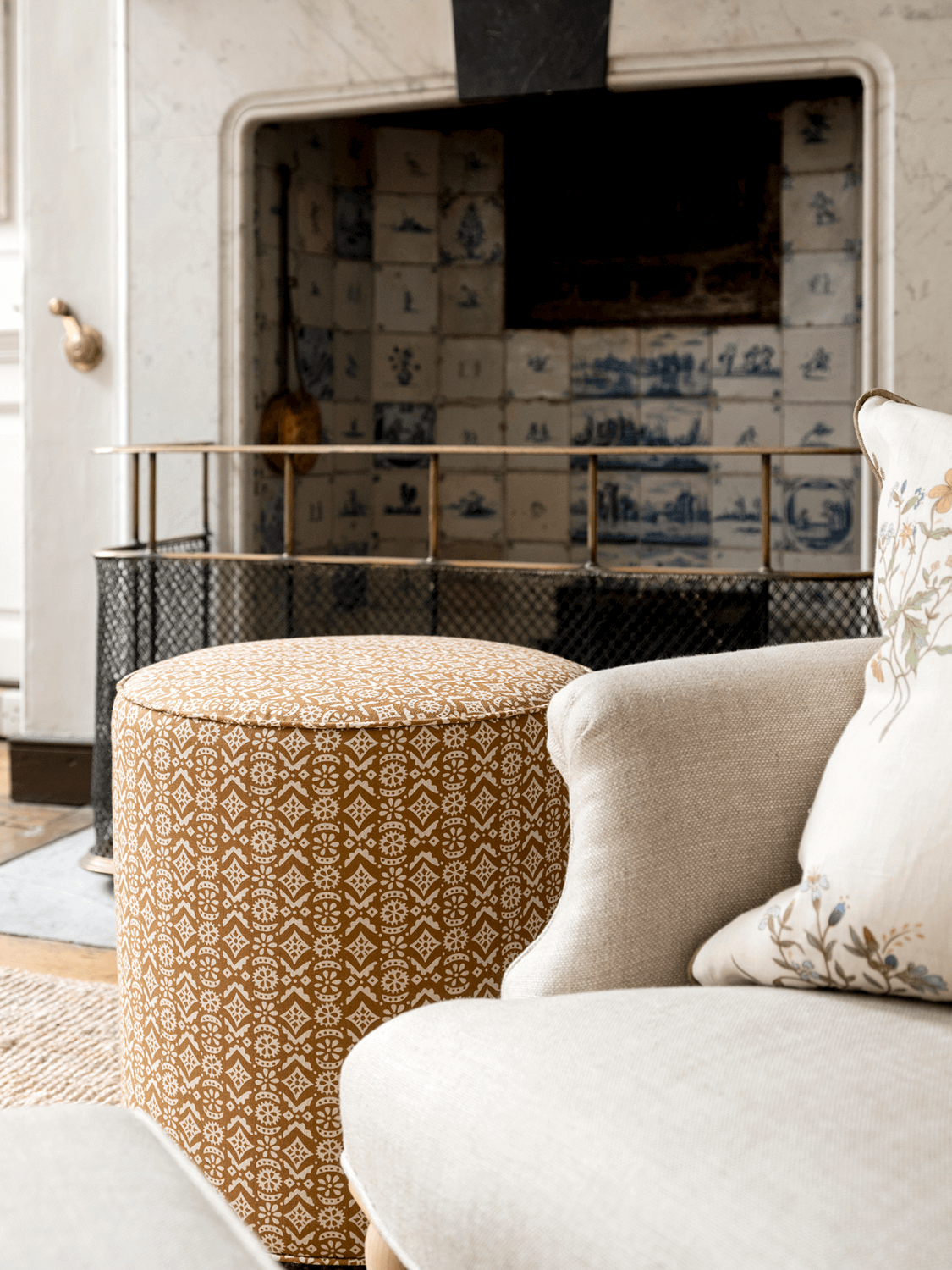 Volga's Round Footstool