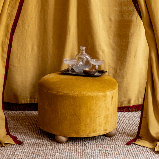 Volga’s Round Ottoman