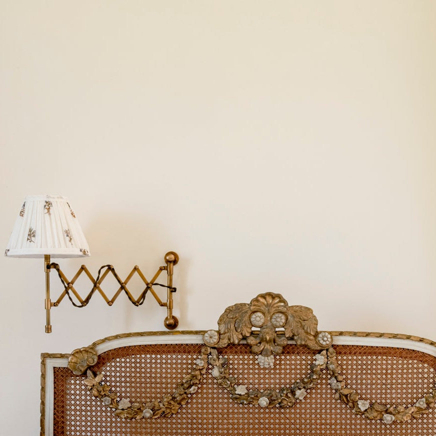 Flax & Field Posy Printed Voile Linen Multi/Ivory White