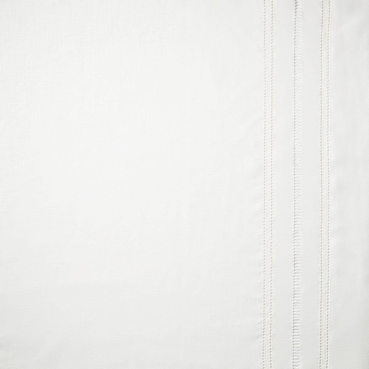 Sample - Drawn Thread – Ladder & Hemstitch Edge Ivory White