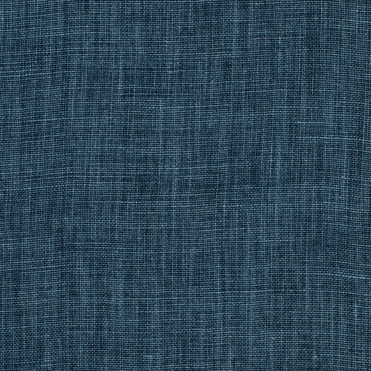 Mid Weight Laundered Linen Delft Blue