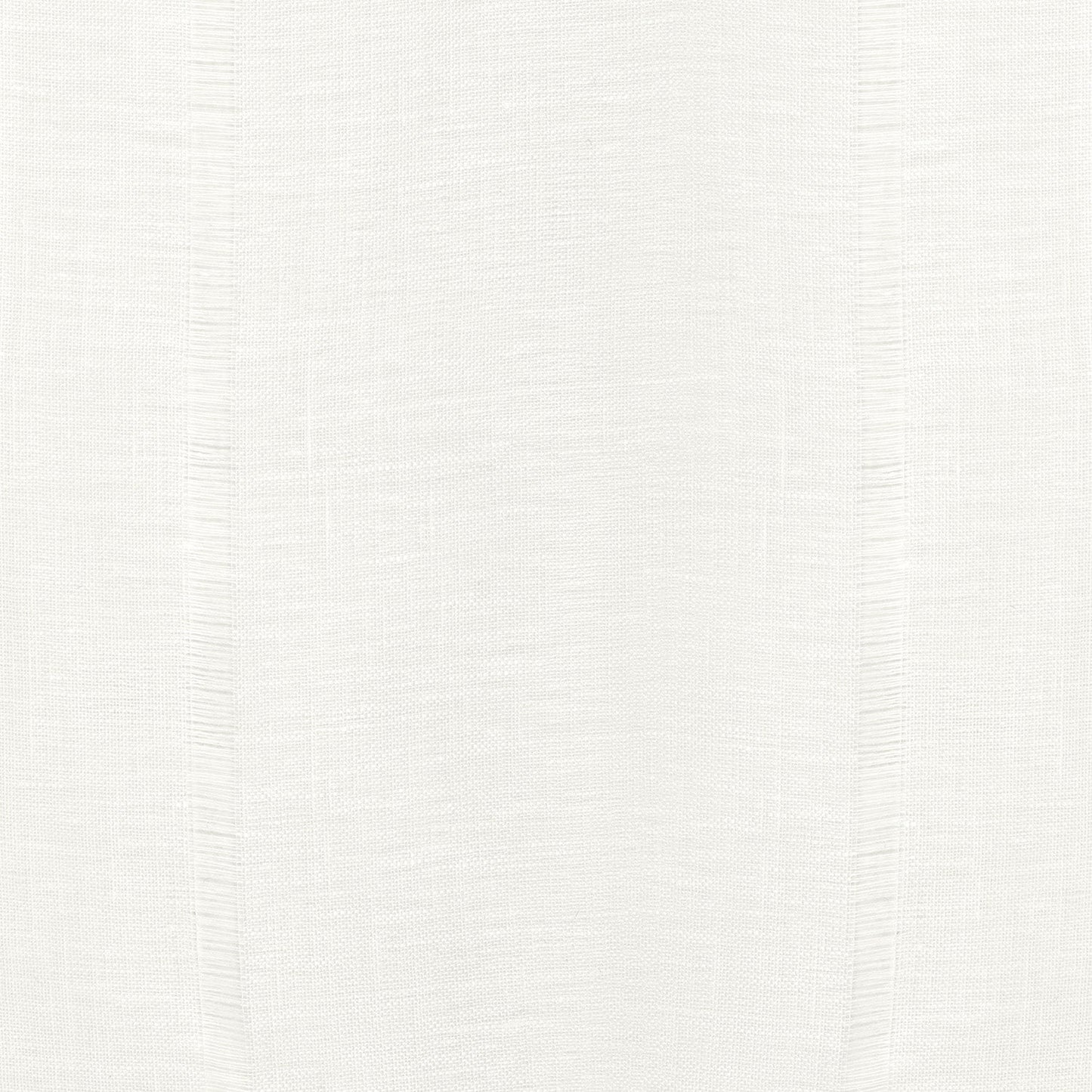 Sheer Linen Drawn Thread White