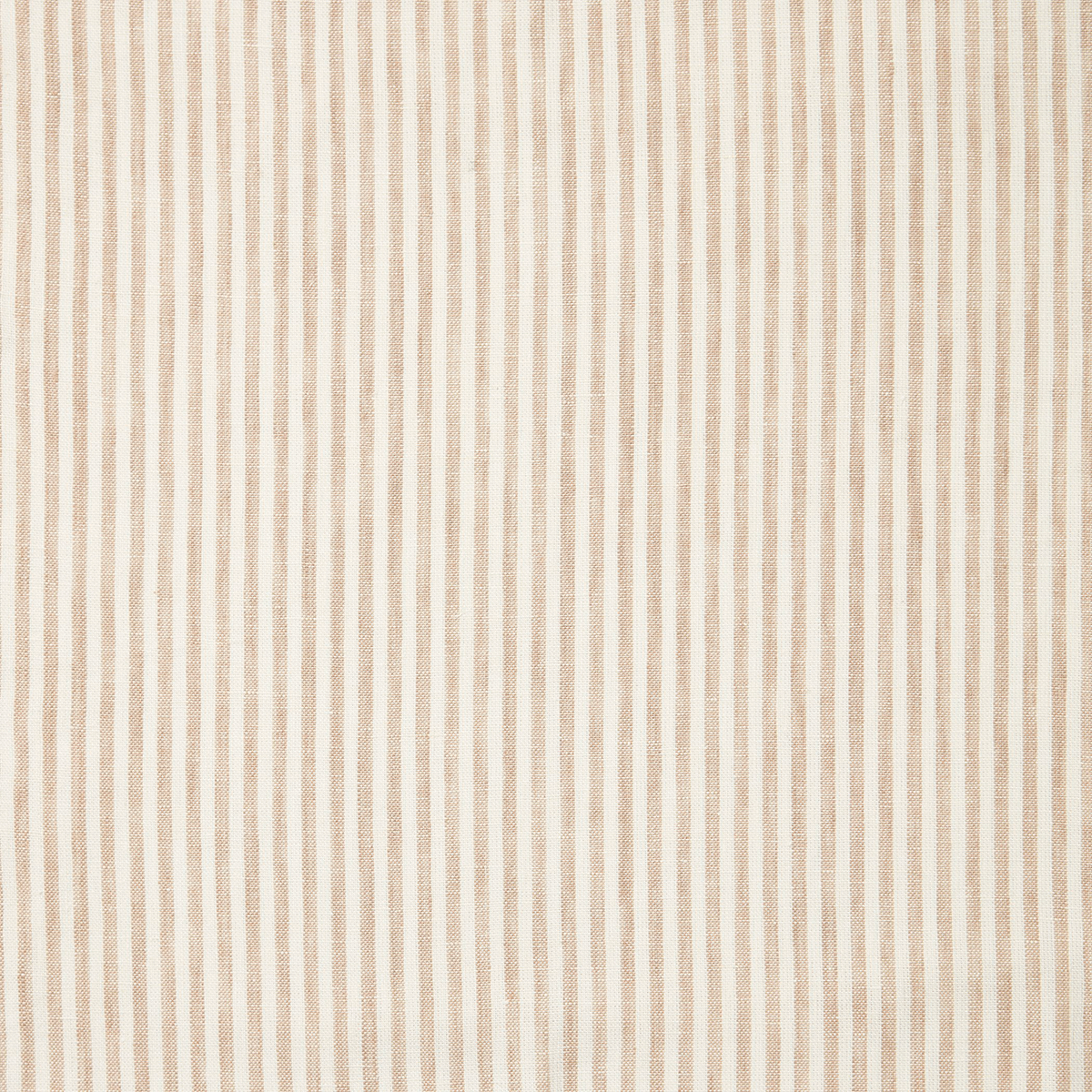 Narrow Stripe Linen Natural/White