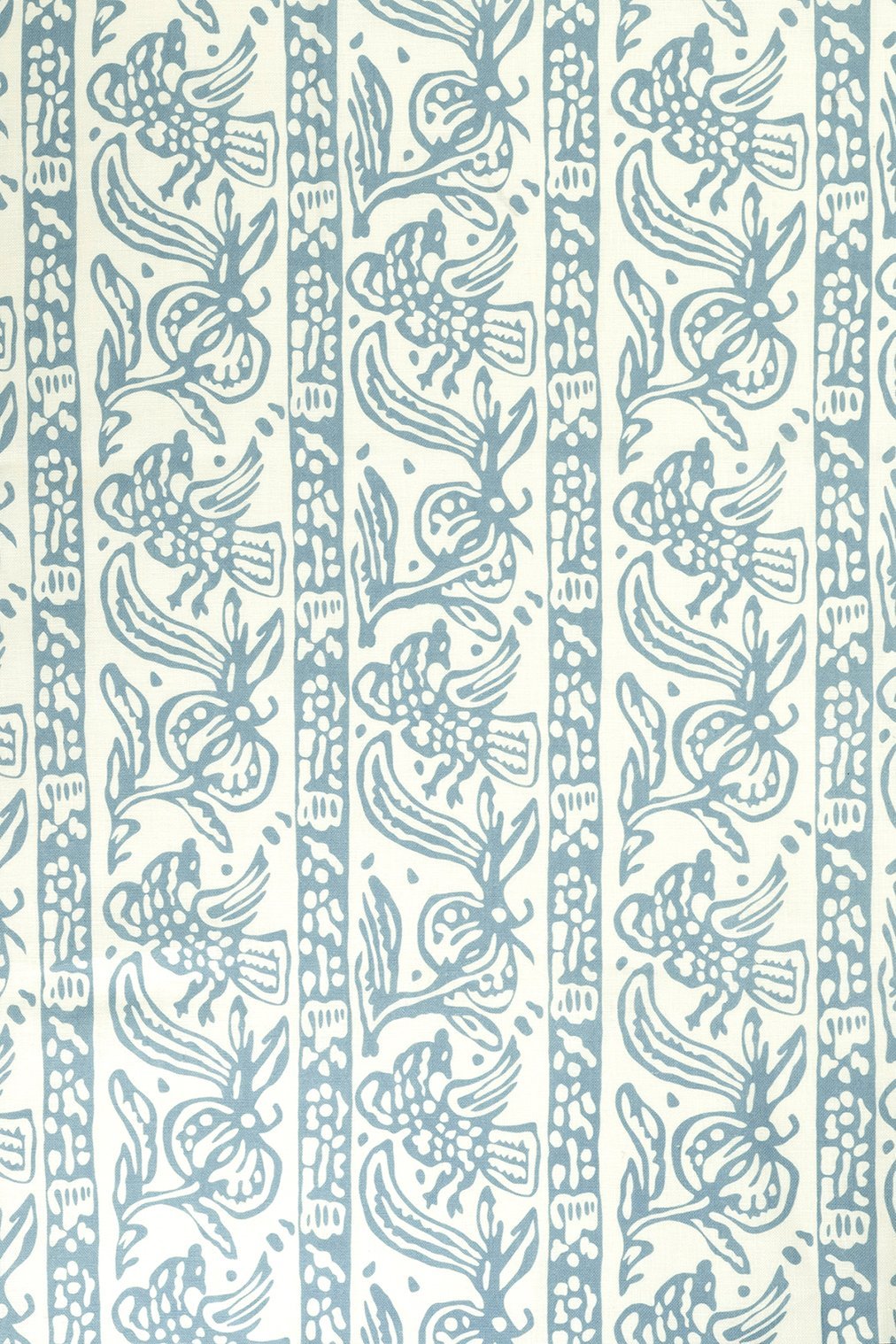 Finist Dual Use Archive Print in Chambray Blue/ Ivory White