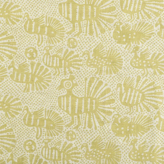 Sirin Dual Use Archive Print in Moss Green/Natural