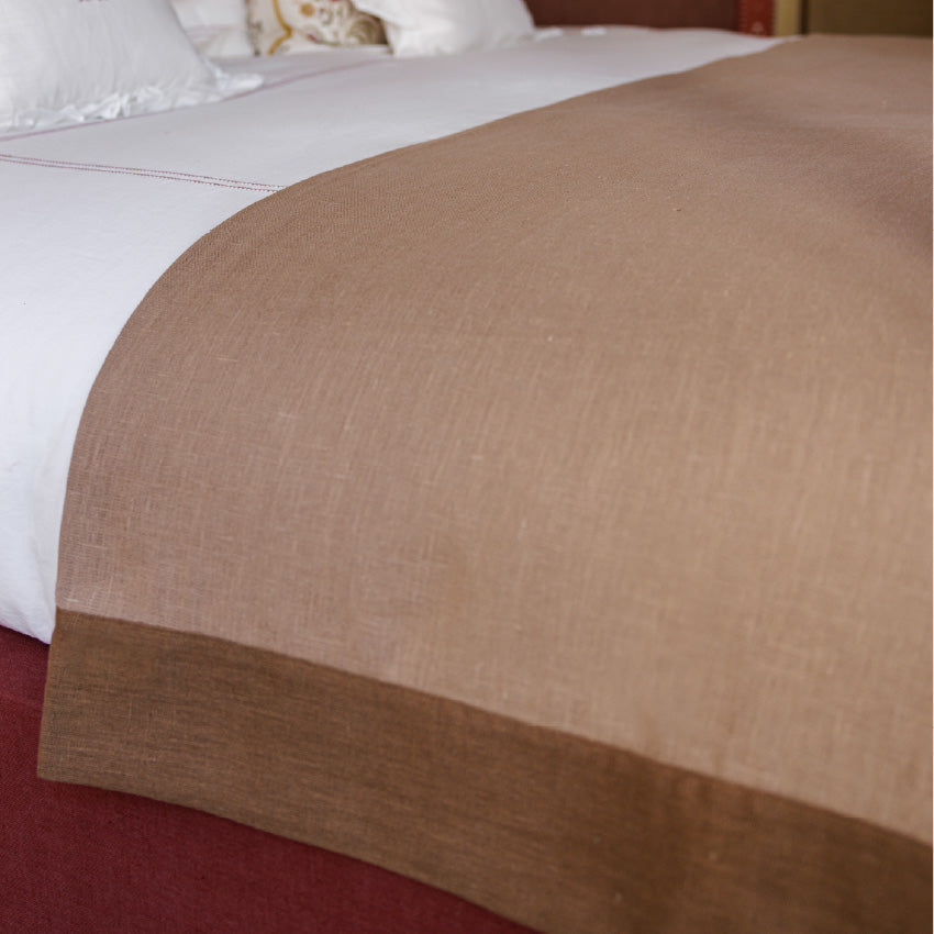 Throw In Tawny Gold With Bronze Border