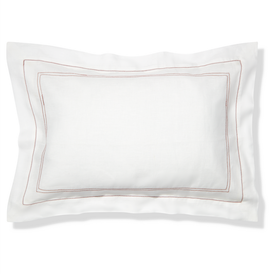Pillowcase Hemstitch Claret
