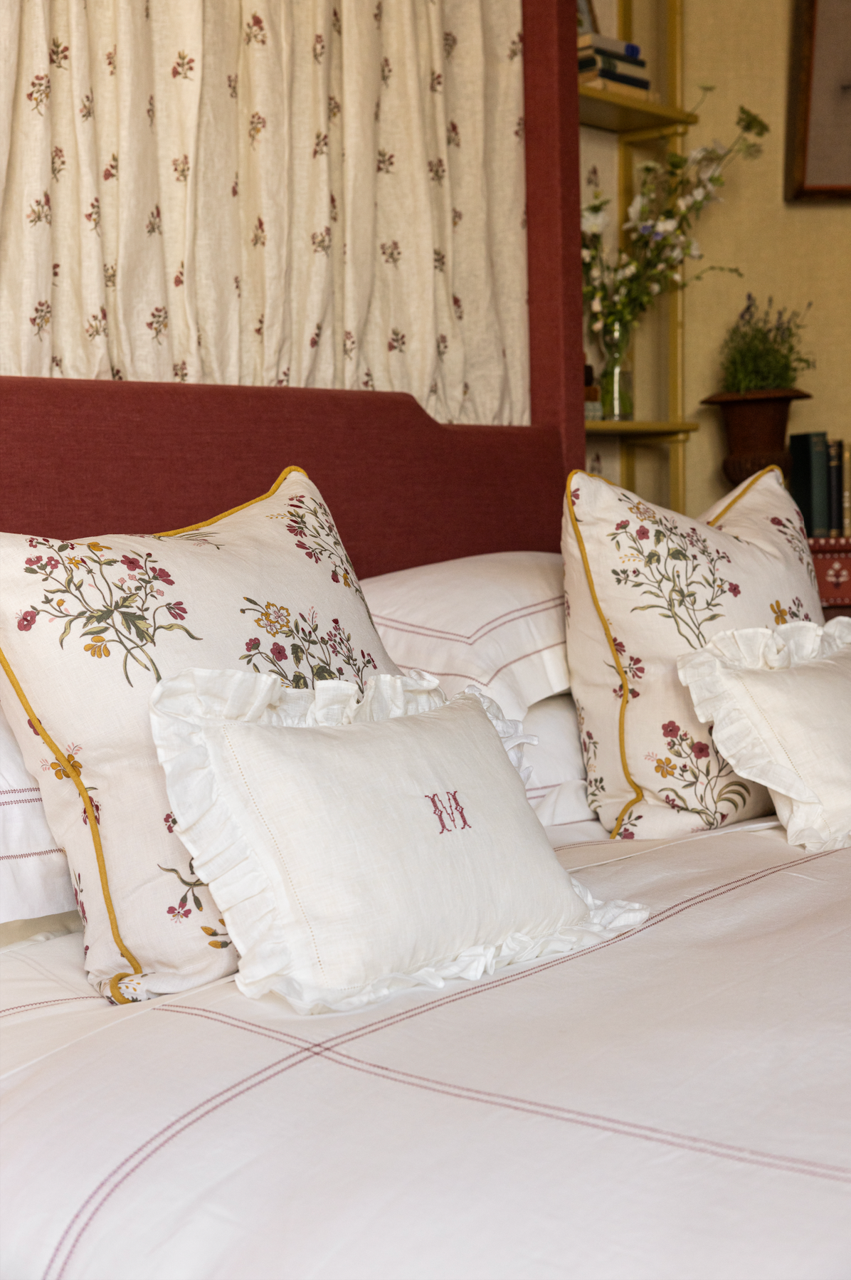 Pillowcase Hemstitch Claret