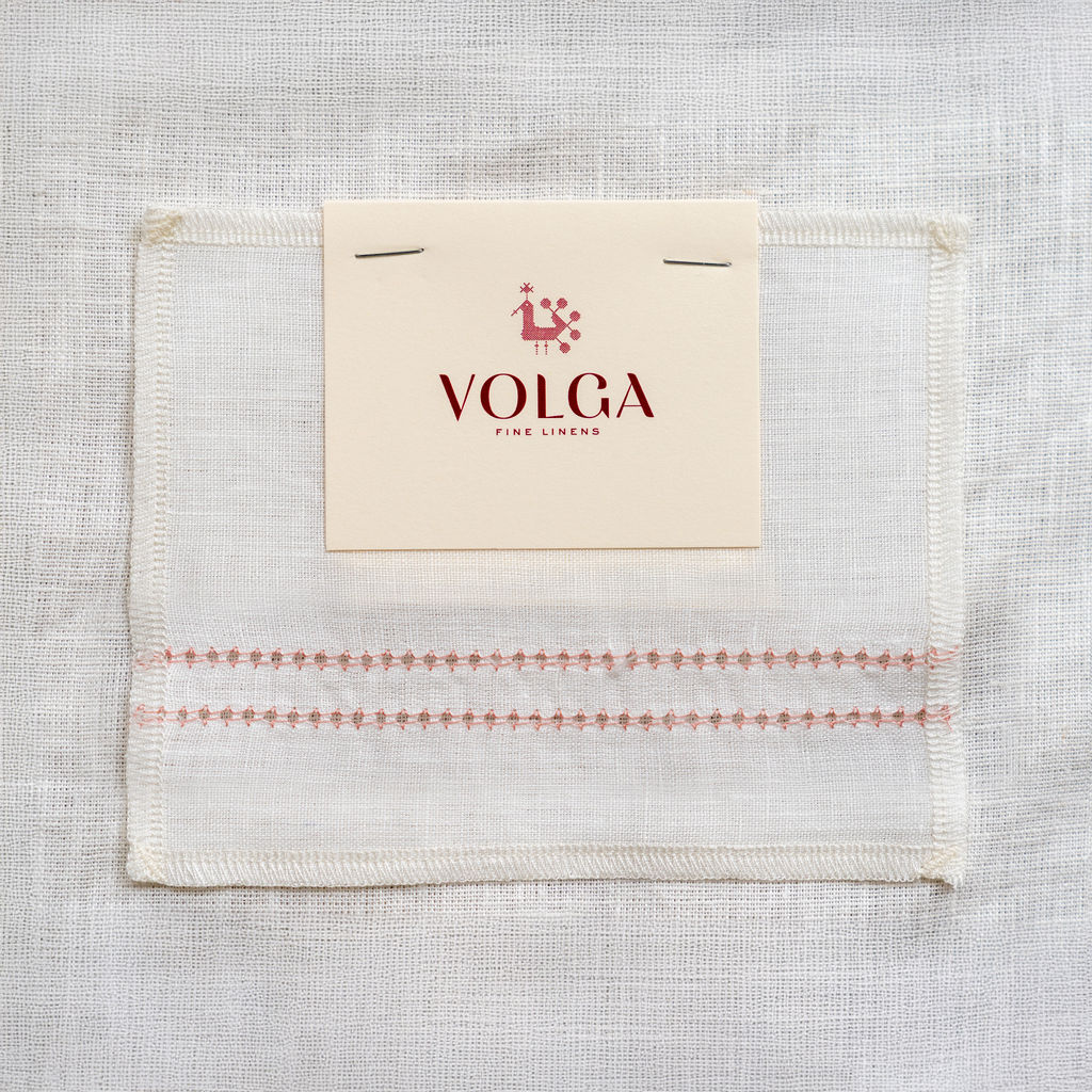 Sample - Coral Hemstitch