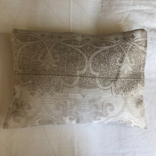 Development Sample Silver/Slate Woven Pattened Linen Gift Bag