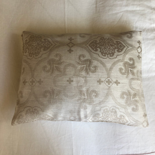 Development Sample Silver/Slate Woven Pattened Linen Gift Bag