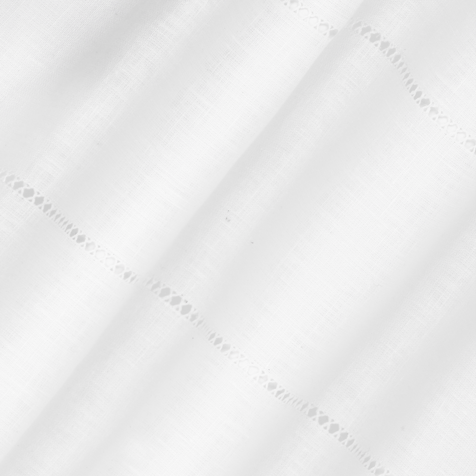 Drawn Thread - Cross Stitch Rows Ivory White