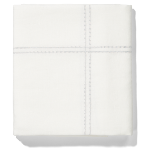 Duvet Cover Hemstitch Parma Grey