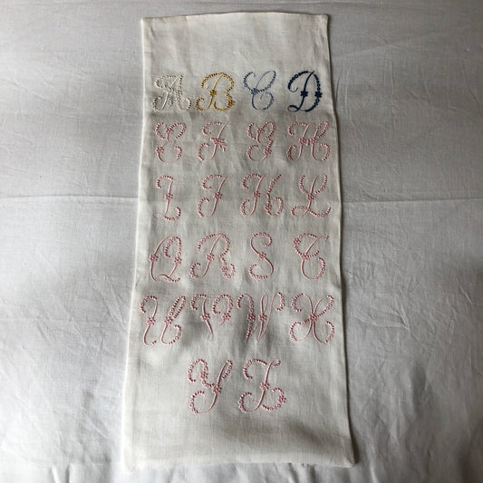 Ex Display Panel With Heirloom Font Embroidery