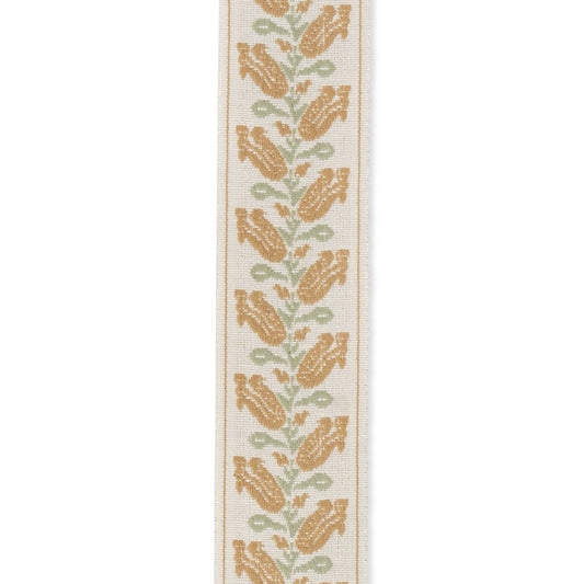 Folkloric Floral Braid in Biscotti