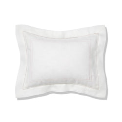 Elizaveta Boudoir Pillow in English Rose Hemstitch