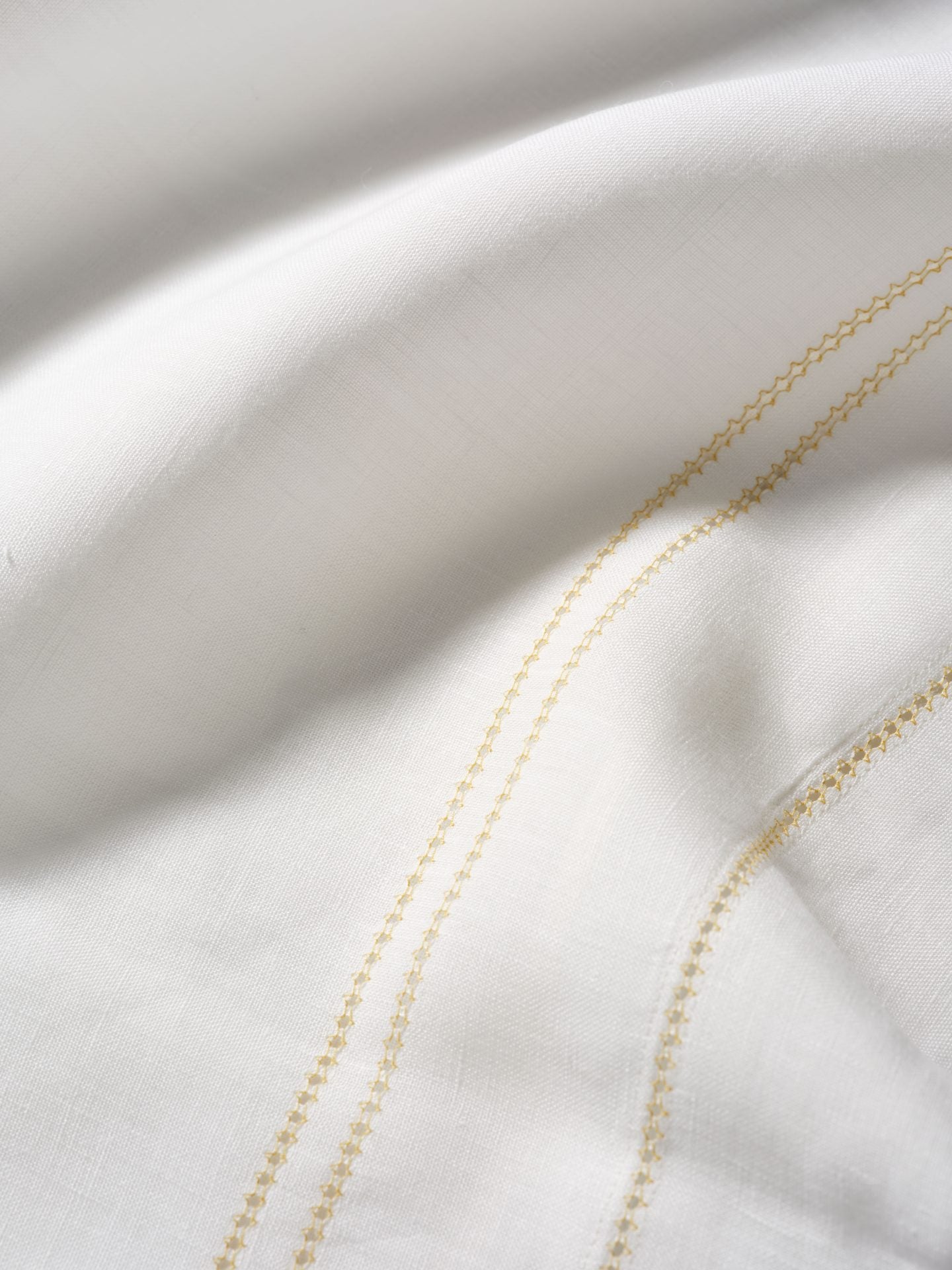 Boudoir Pillow with Hemstitch in Ochre