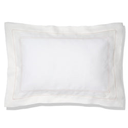 Elizaveta Pillowcase in Coral Hemstitch