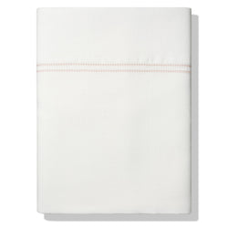 Elizaveta Top Sheet Coral Hemstitch