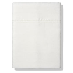 Elizaveta Top Sheet in Ivory White Hemstitch