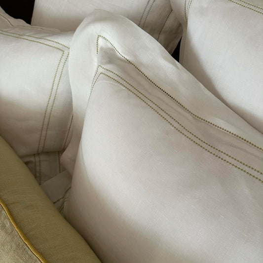 Pillowcase Hemstitch Knoll Green