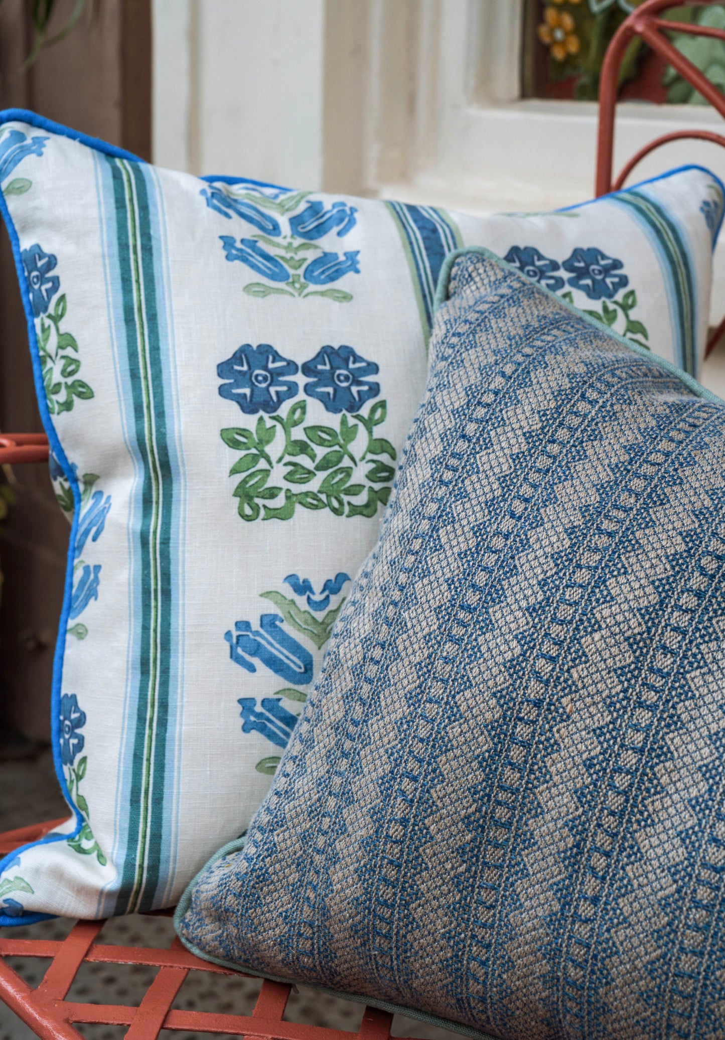 Petite Kitezh Weave Delft Blue/Natural