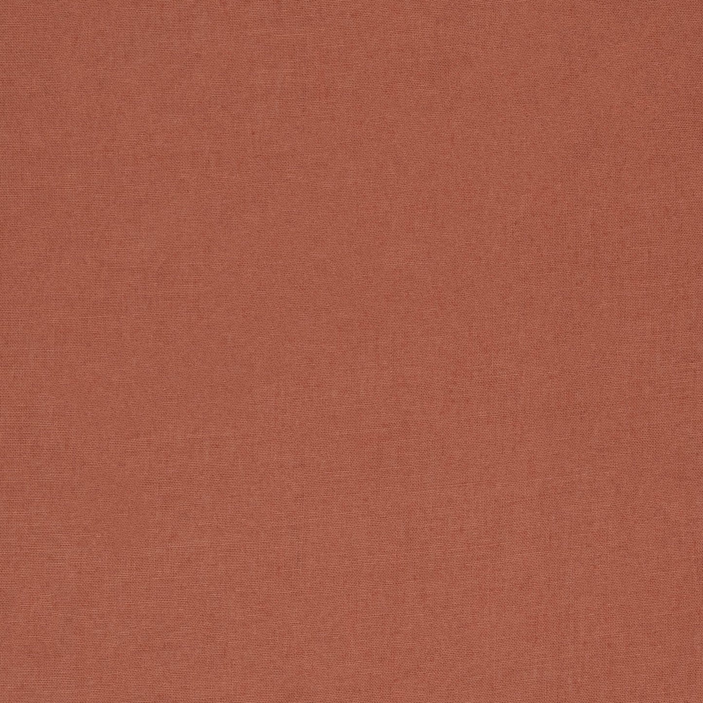 Sample - Light Weight Fine Weave Linen Terracotta