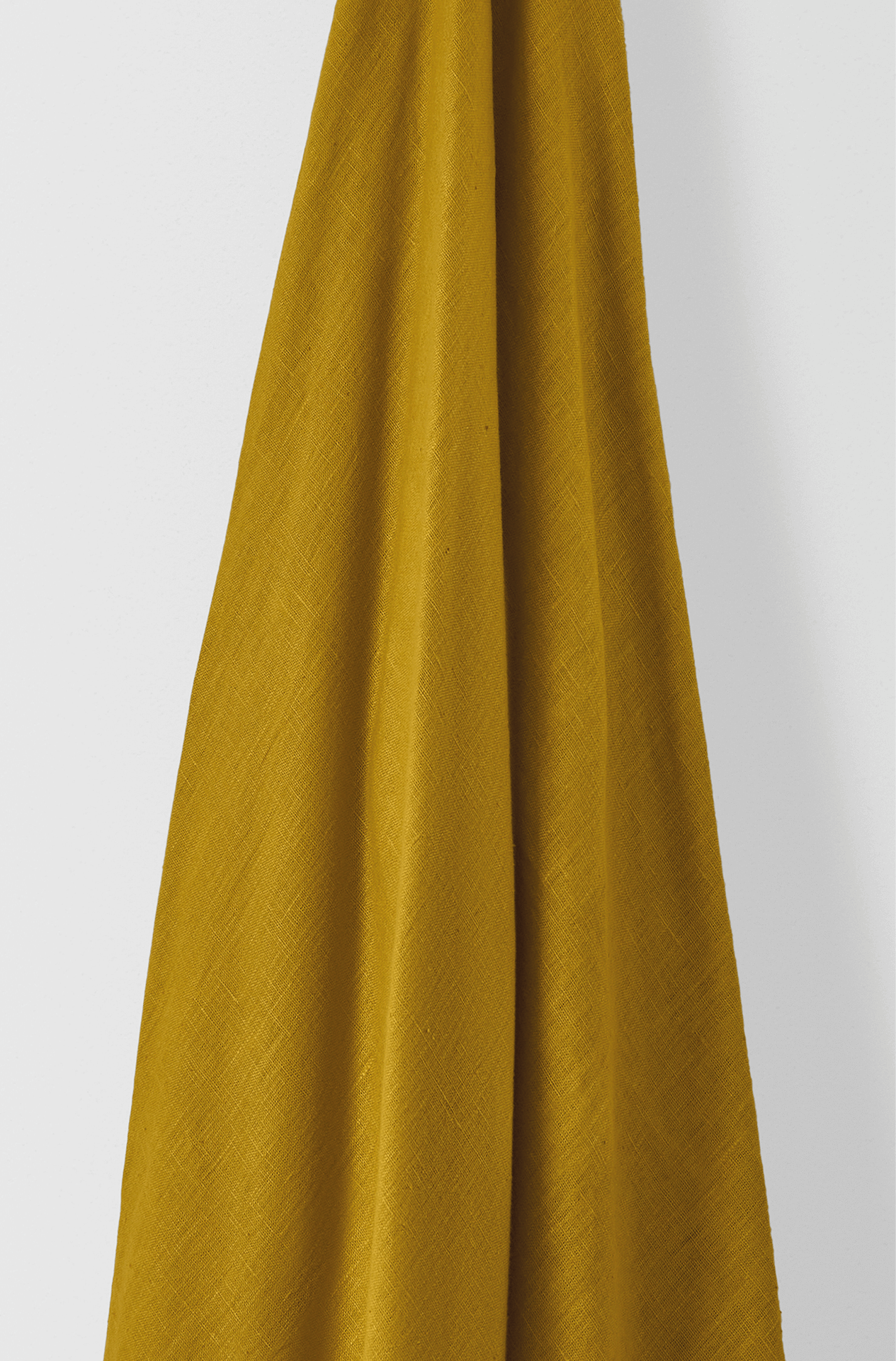 Light Weight Plain Linen Chinese Yellow