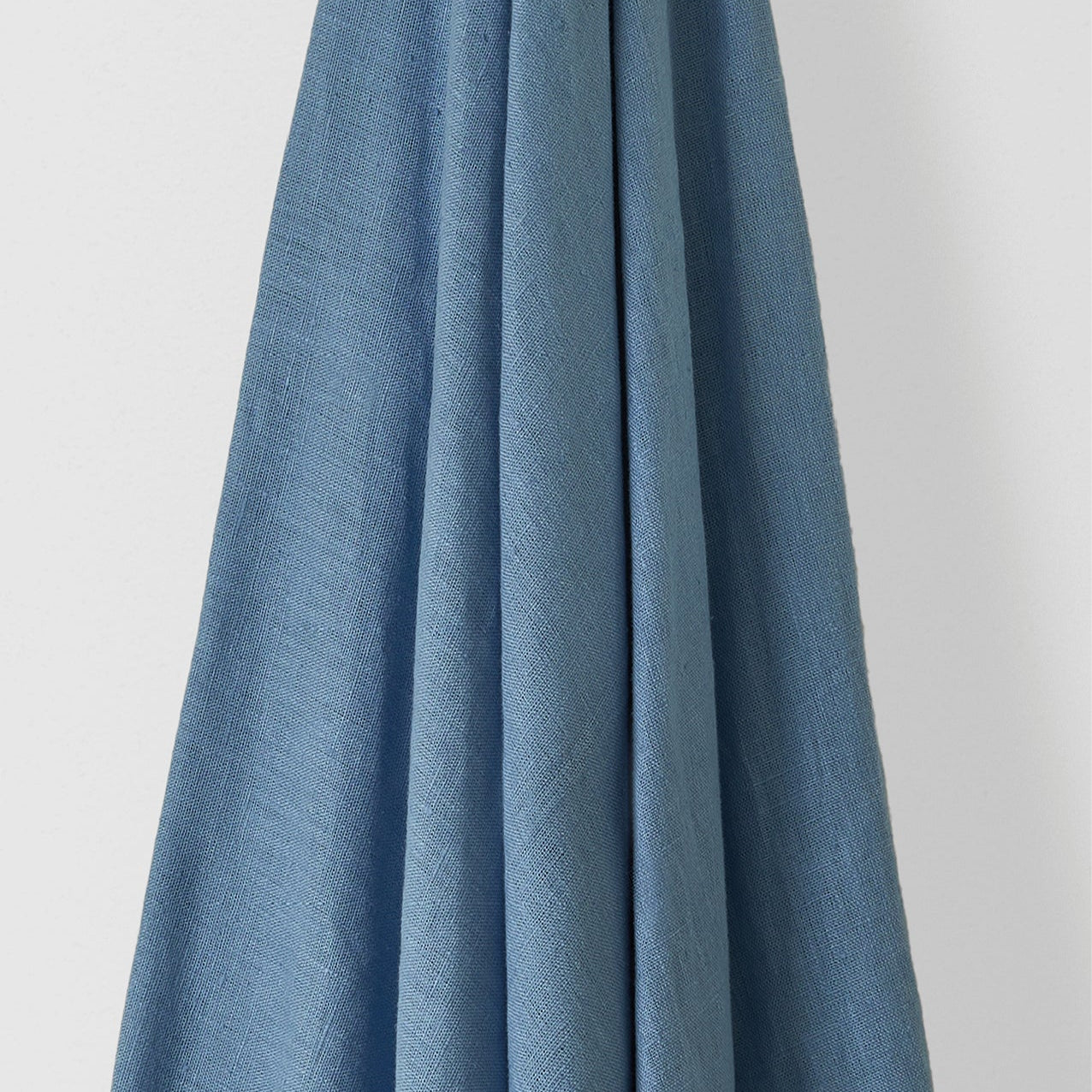 Light Weight Plain Linen Cornflower Blue