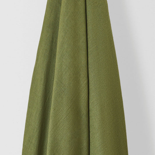 Light Weight Plain Linen Fern Green