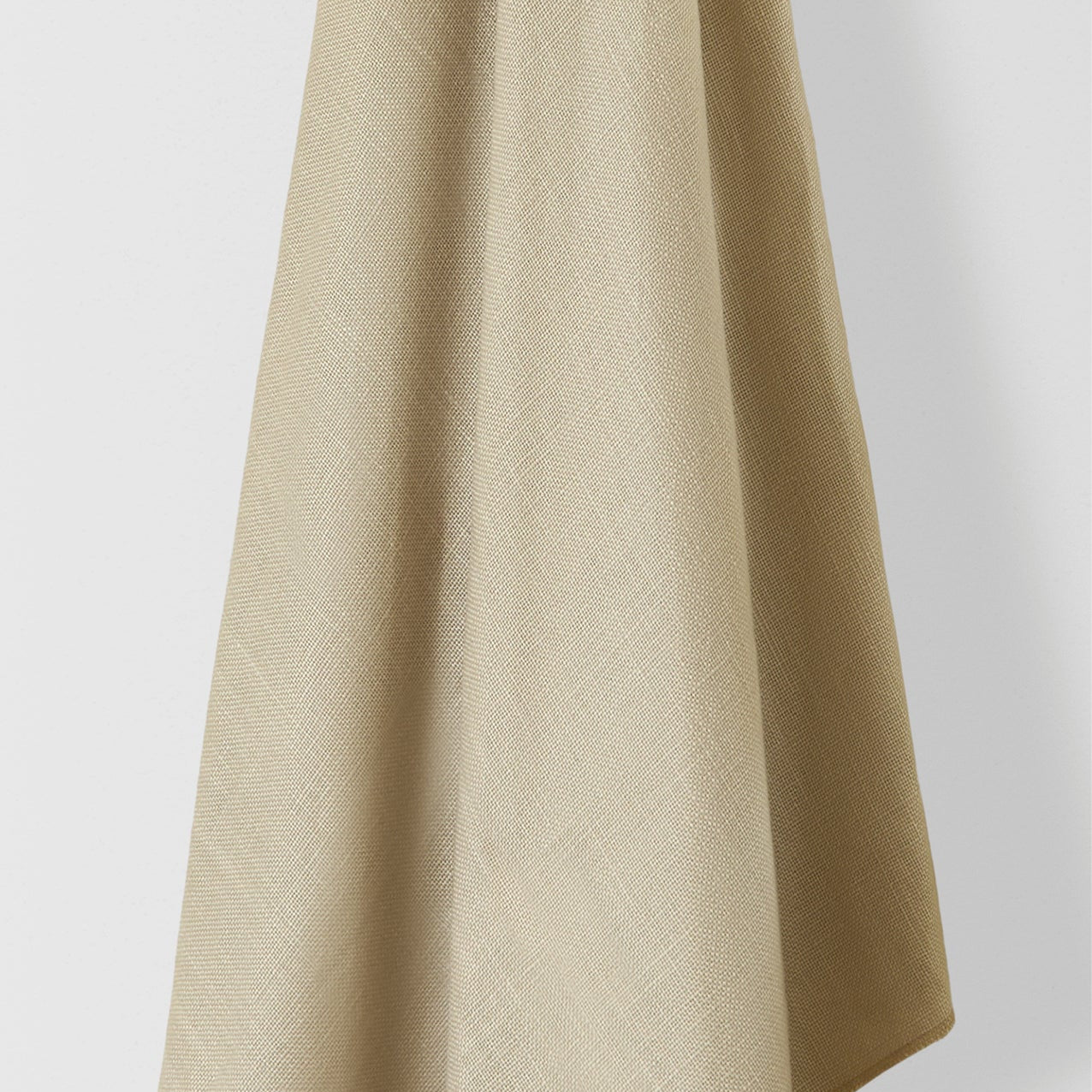 Light Weight Plain Linen Pale Gold