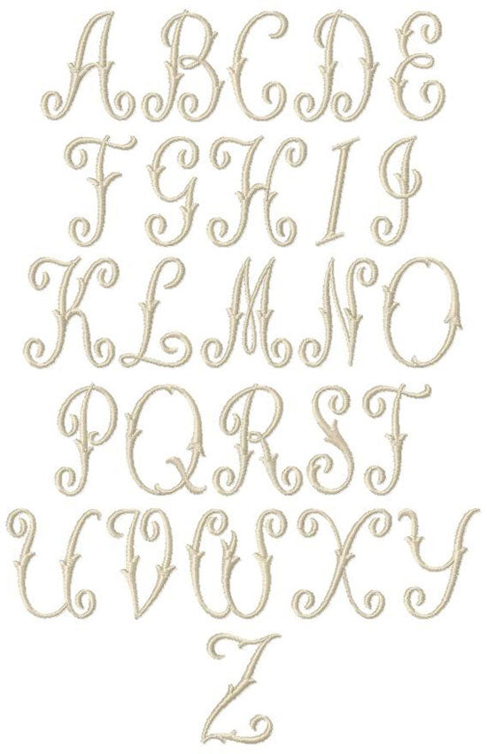 Set of 4 - 1 Initial