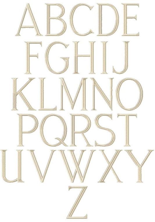 Set of 4 - 3 Initials