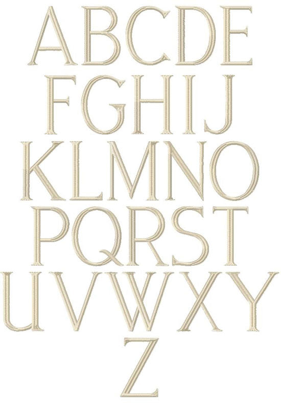Set of 6 - 2 Initials