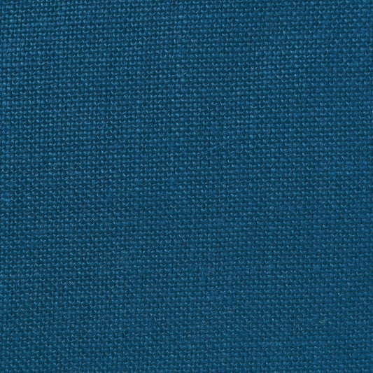 Off Cut - 1.4m Mid Weight Plain Linen Prussian Blue