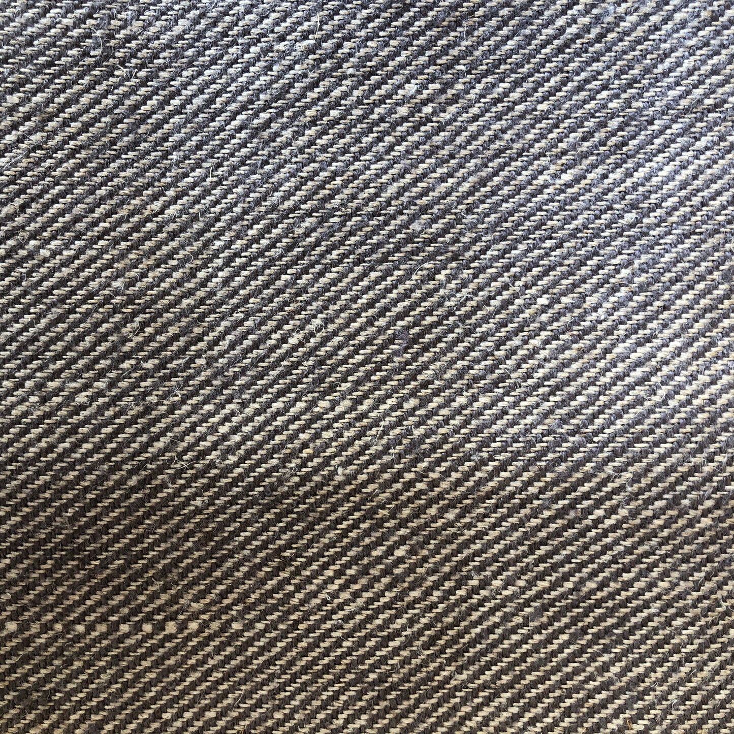 Off Cut - Mid Weight Dual Weave Twill Linen Slate & Dove Grey Ex Display Wing