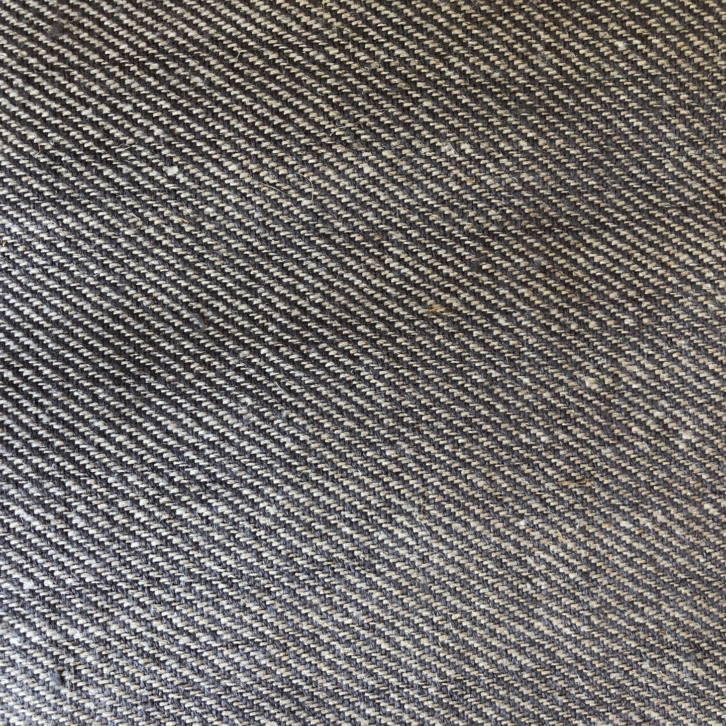 Off Cut - Mid Weight Dual Weave Twill Linen Slate & Dove Grey Ex Display Wing