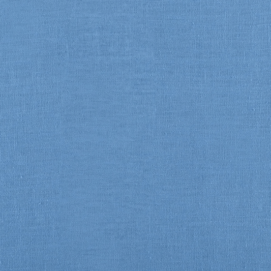 Light Weight Plain Linen Cornflower Blue